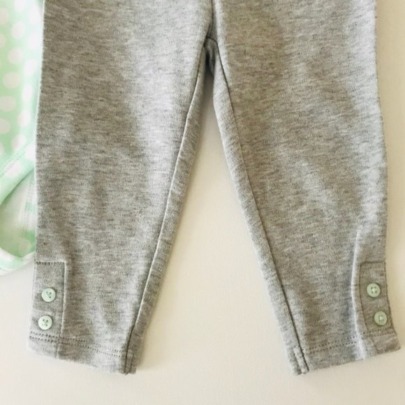 Baby Girl Whale Bodysuit & Pant Set Outfit Clothes - Picture 3 of 3